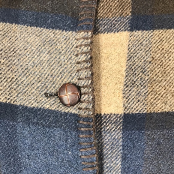 Willow Ridge Plaid Wool Blend Button Down Shacket Size 10 Vintage 1980's - Picture 4 of 11